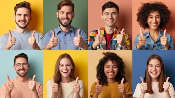 A collage of satisfied customers leaving positive reviews and testimonials about the expert service and its amazing results